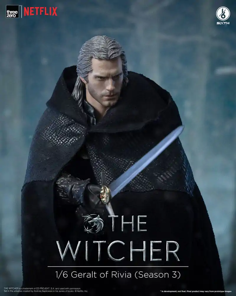 The Witcher Season 3 Actionfigur 1/6 Geralt of Rivia 31 cm termékfotó