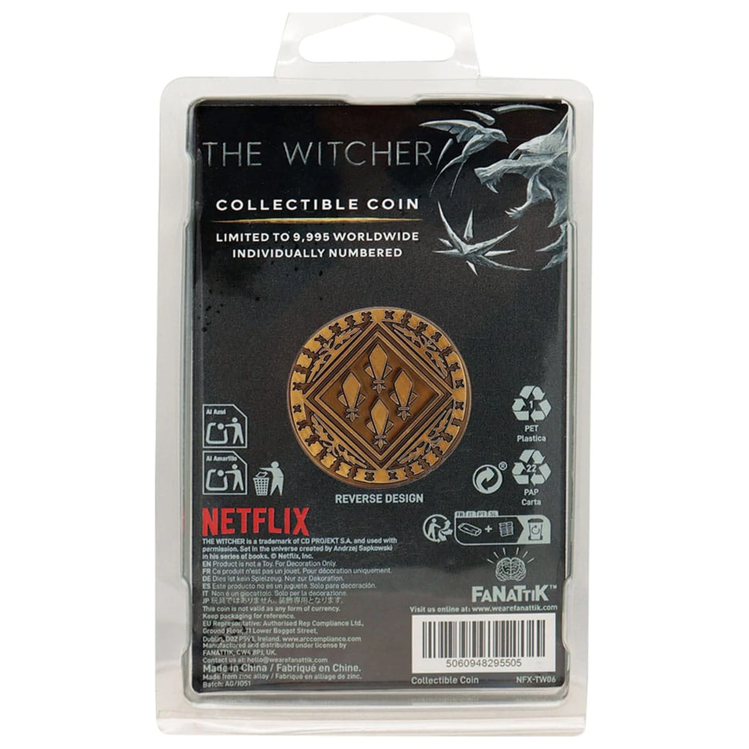 The Witcher Sammler-Münze Coin Toss a Coin to Your Witcher Limitierte Edition Produktfoto