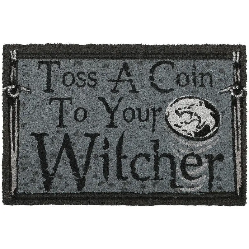 The Witcher Fußmatte Toss a Coin 40 x 60 cm termékfotó