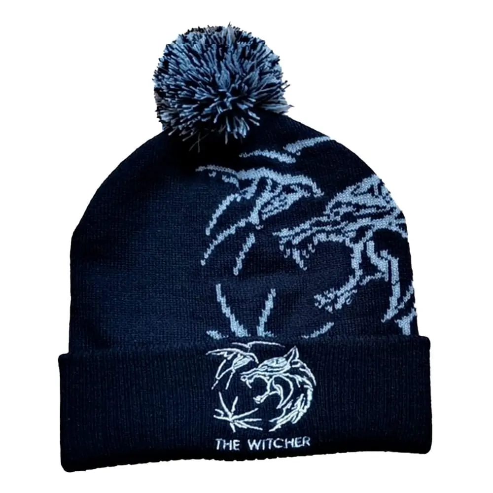 The Witcher Beanie Wolf Logo termékfotó