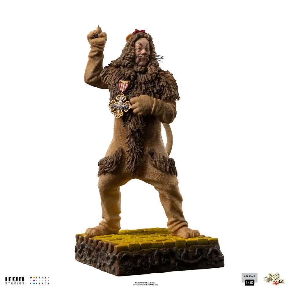 Der Zauberer von Oz Art Scale Statue 1/10 Cowardly Lion 20 cm Produktfoto