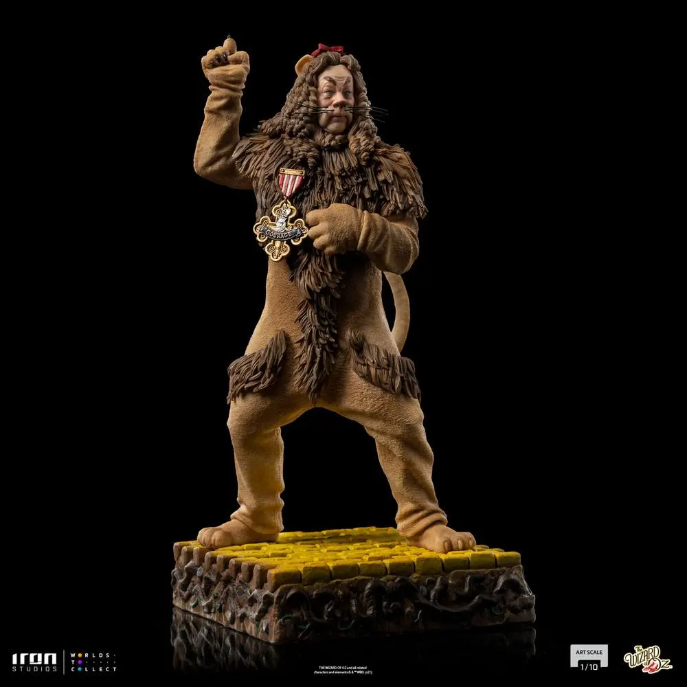 Der Zauberer von Oz Art Scale Statue 1/10 Cowardly Lion 20 cm Produktfoto