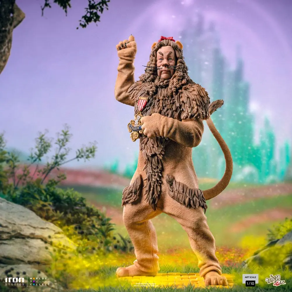 Der Zauberer von Oz Art Scale Statue 1/10 Cowardly Lion 20 cm Produktfoto