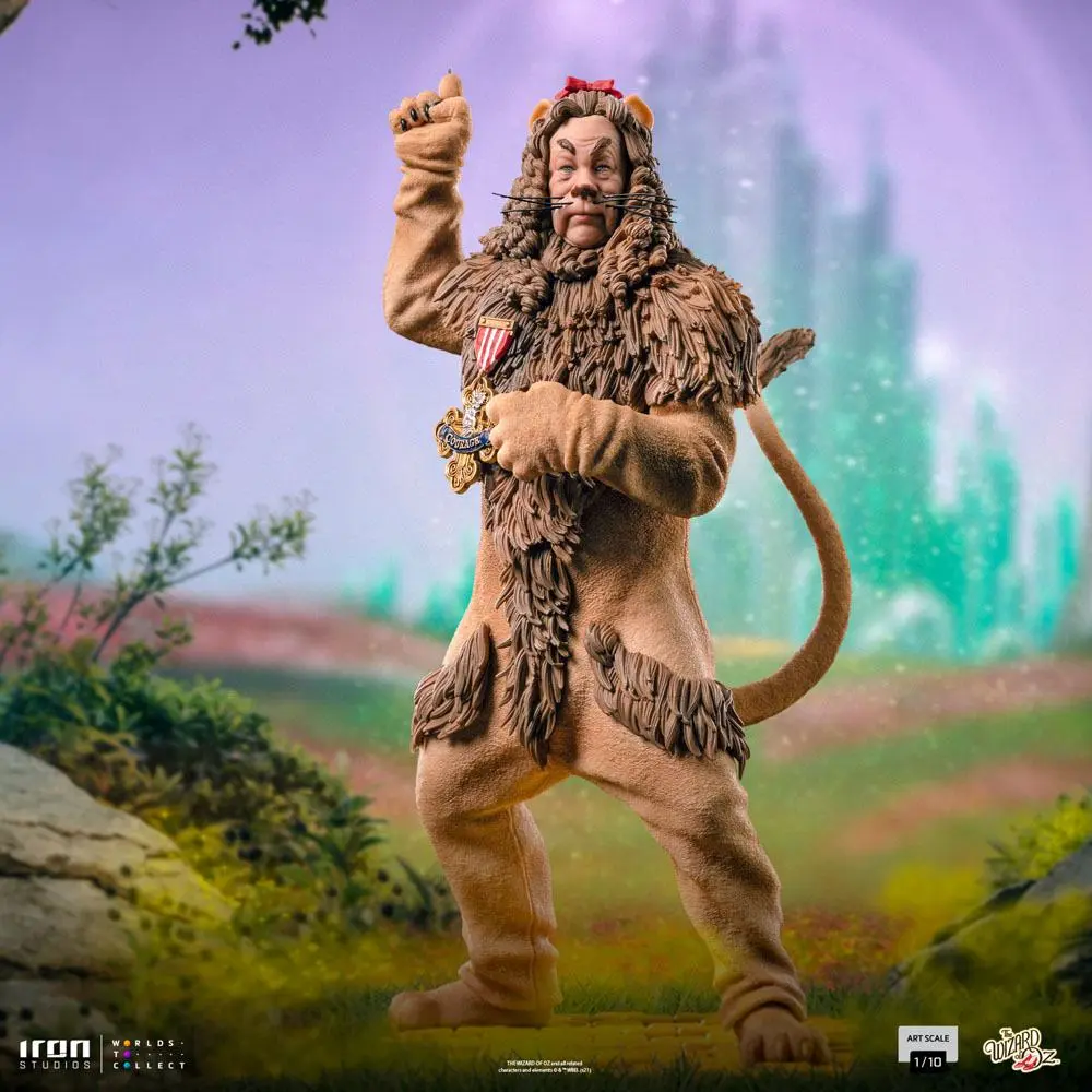 Der Zauberer von Oz Art Scale Statue 1/10 Cowardly Lion 20 cm Produktfoto