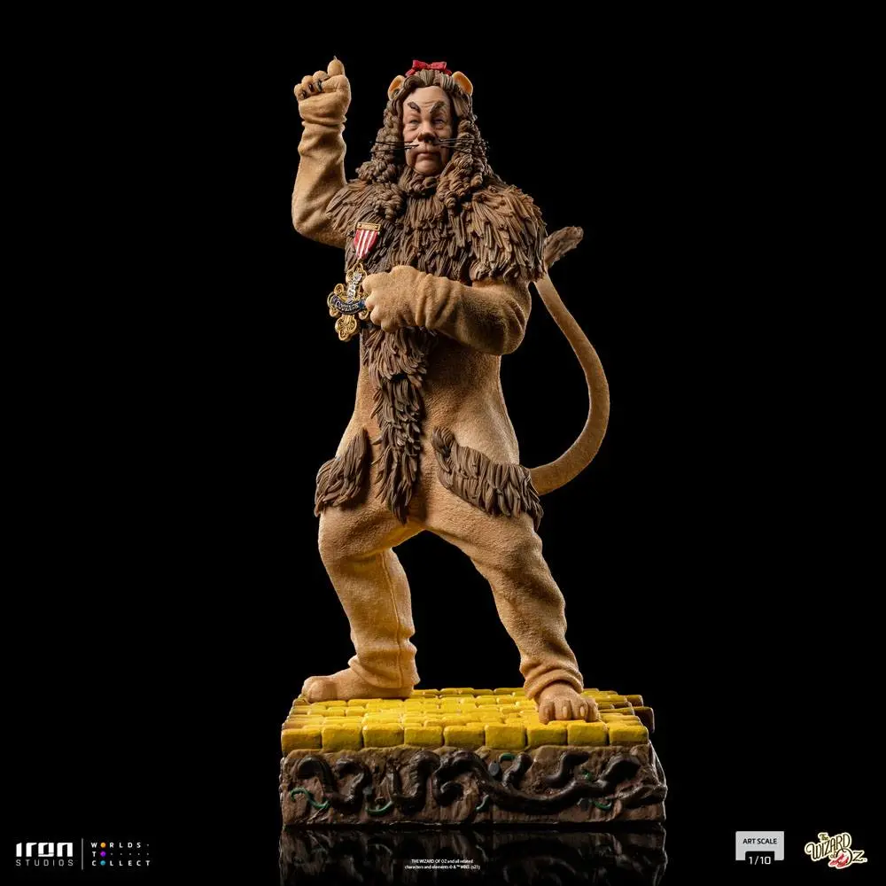 Der Zauberer von Oz Art Scale Statue 1/10 Cowardly Lion 20 cm Produktfoto