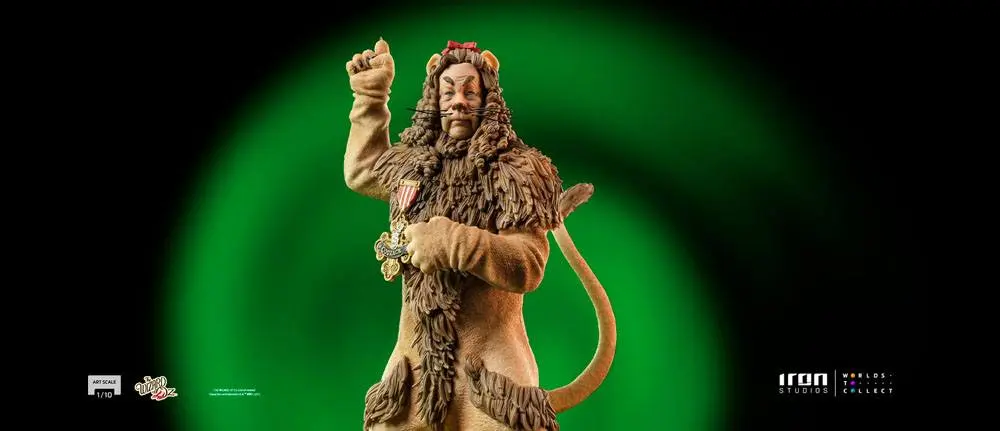 Der Zauberer von Oz Art Scale Statue 1/10 Cowardly Lion 20 cm Produktfoto