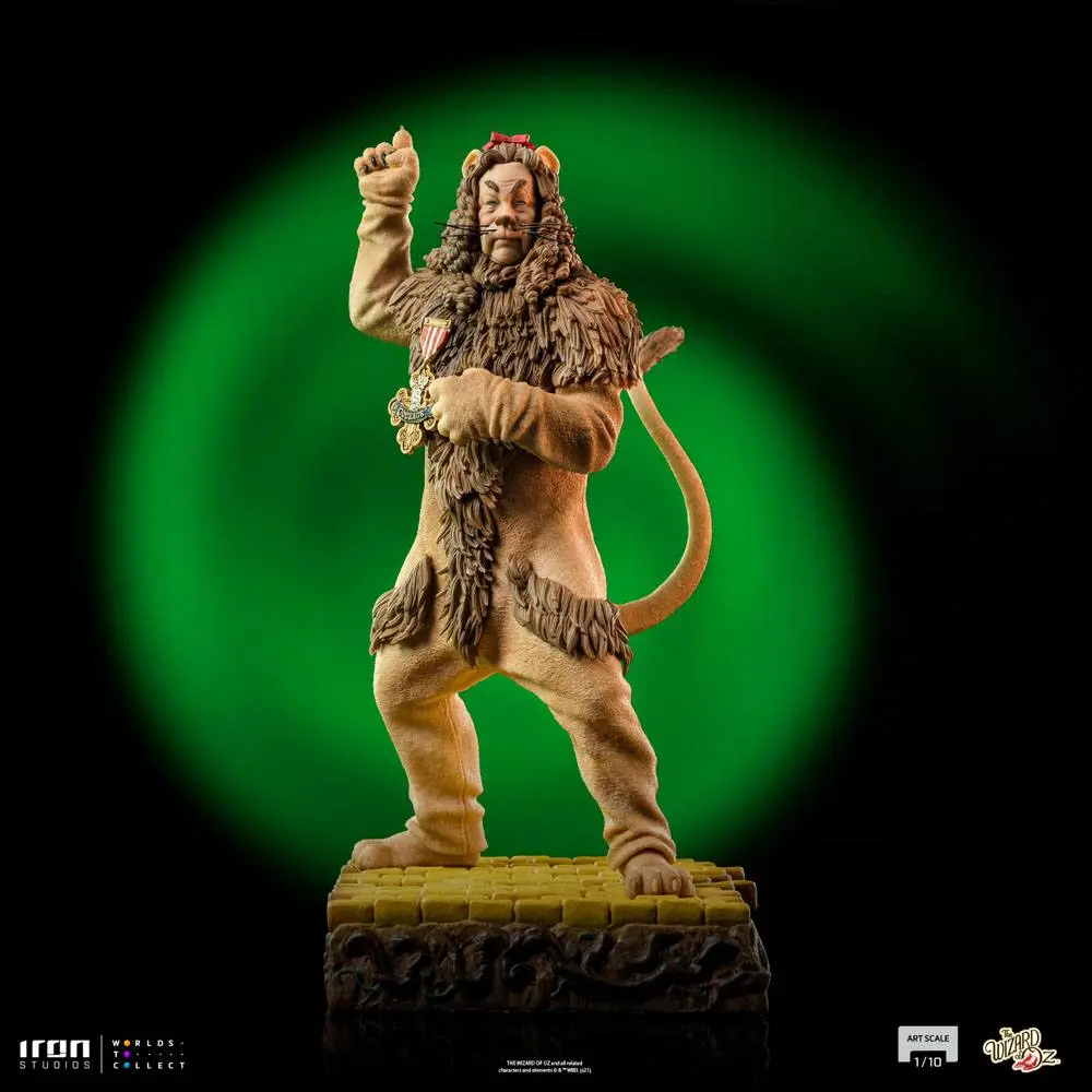 Der Zauberer von Oz Art Scale Statue 1/10 Cowardly Lion 20 cm Produktfoto