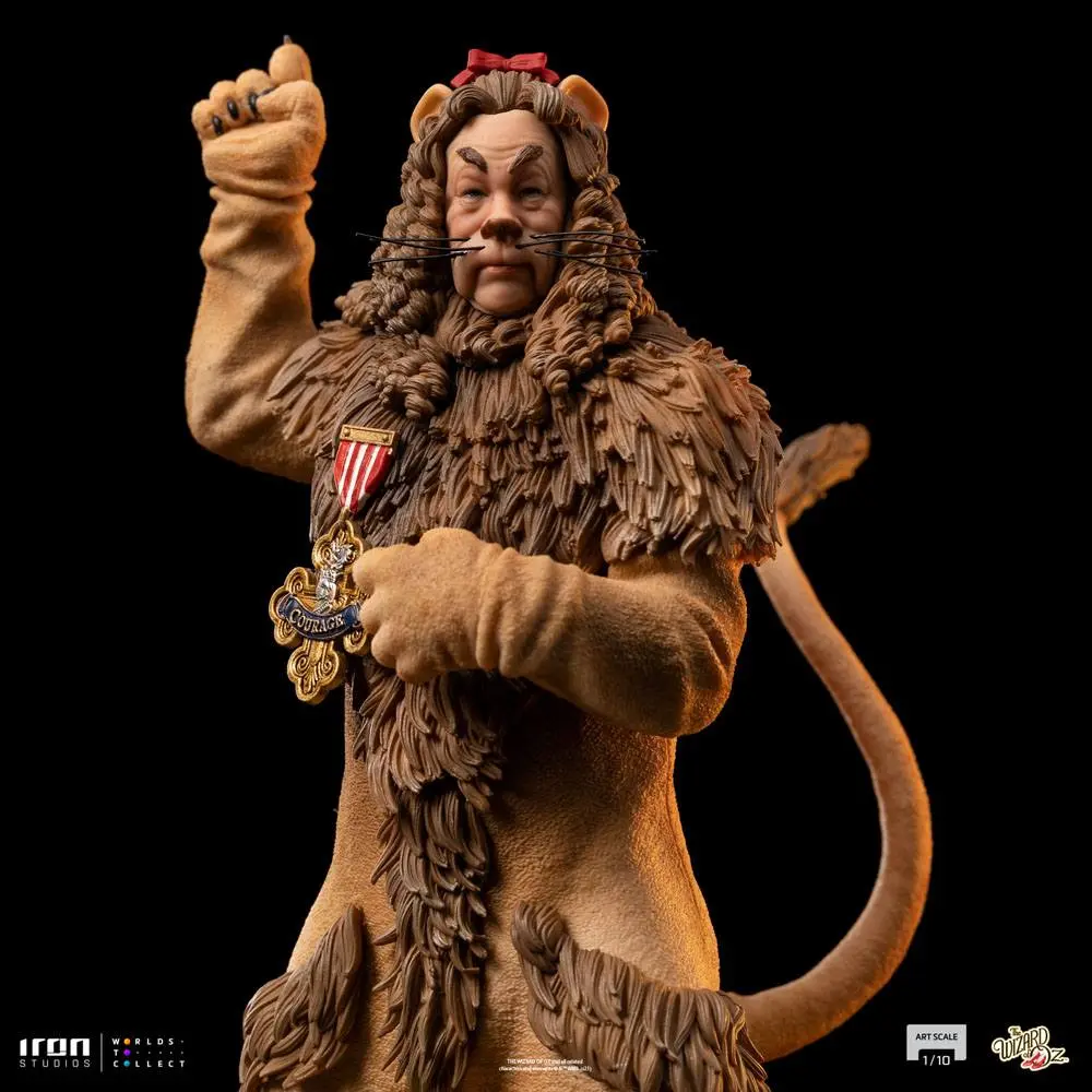 Der Zauberer von Oz Art Scale Statue 1/10 Cowardly Lion 20 cm Produktfoto