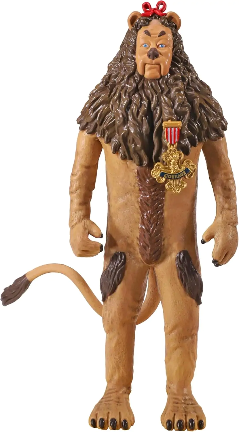 Der Zauberer von Oz Bendyfigs Biegefigur Cowardly Lion (with his Badge of Courage) 19 cm Produktfoto