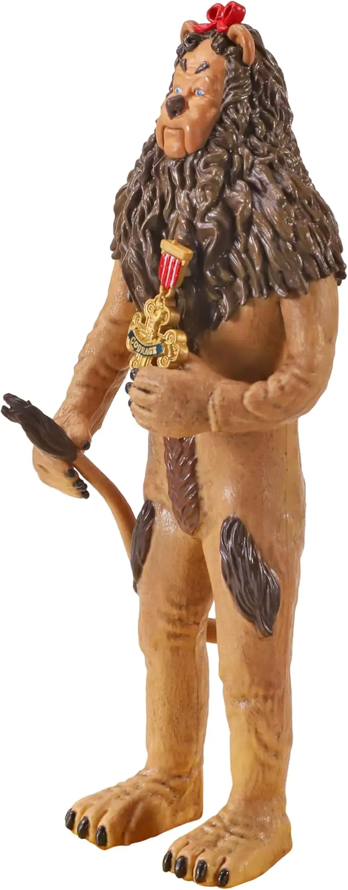 Der Zauberer von Oz Bendyfigs Biegefigur Cowardly Lion (with his Badge of Courage) 19 cm Produktfoto