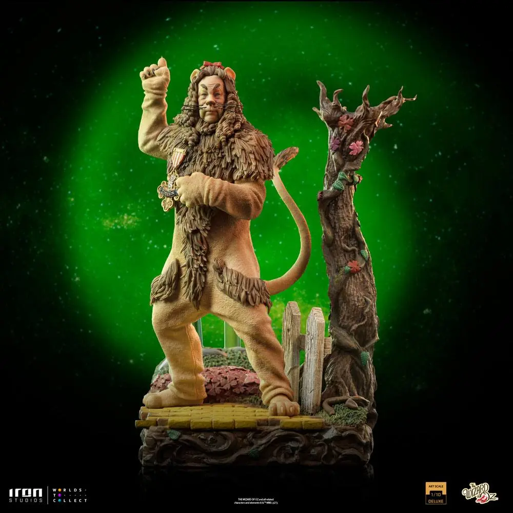 Der Zauberer von Oz Deluxe Art Scale Statue 1/10 Cowardly Lion 20 cm termékfotó