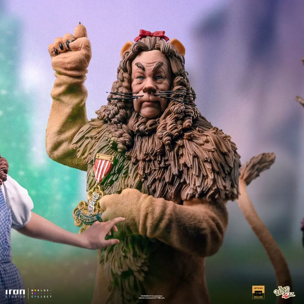 Der Zauberer von Oz Deluxe Art Scale Statue 1/10 Cowardly Lion 20 cm termékfotó