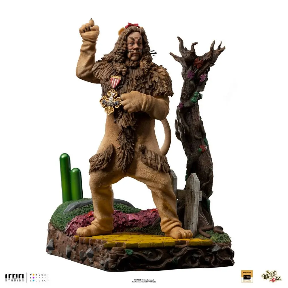 Der Zauberer von Oz Deluxe Art Scale Statue 1/10 Cowardly Lion 20 cm termékfotó