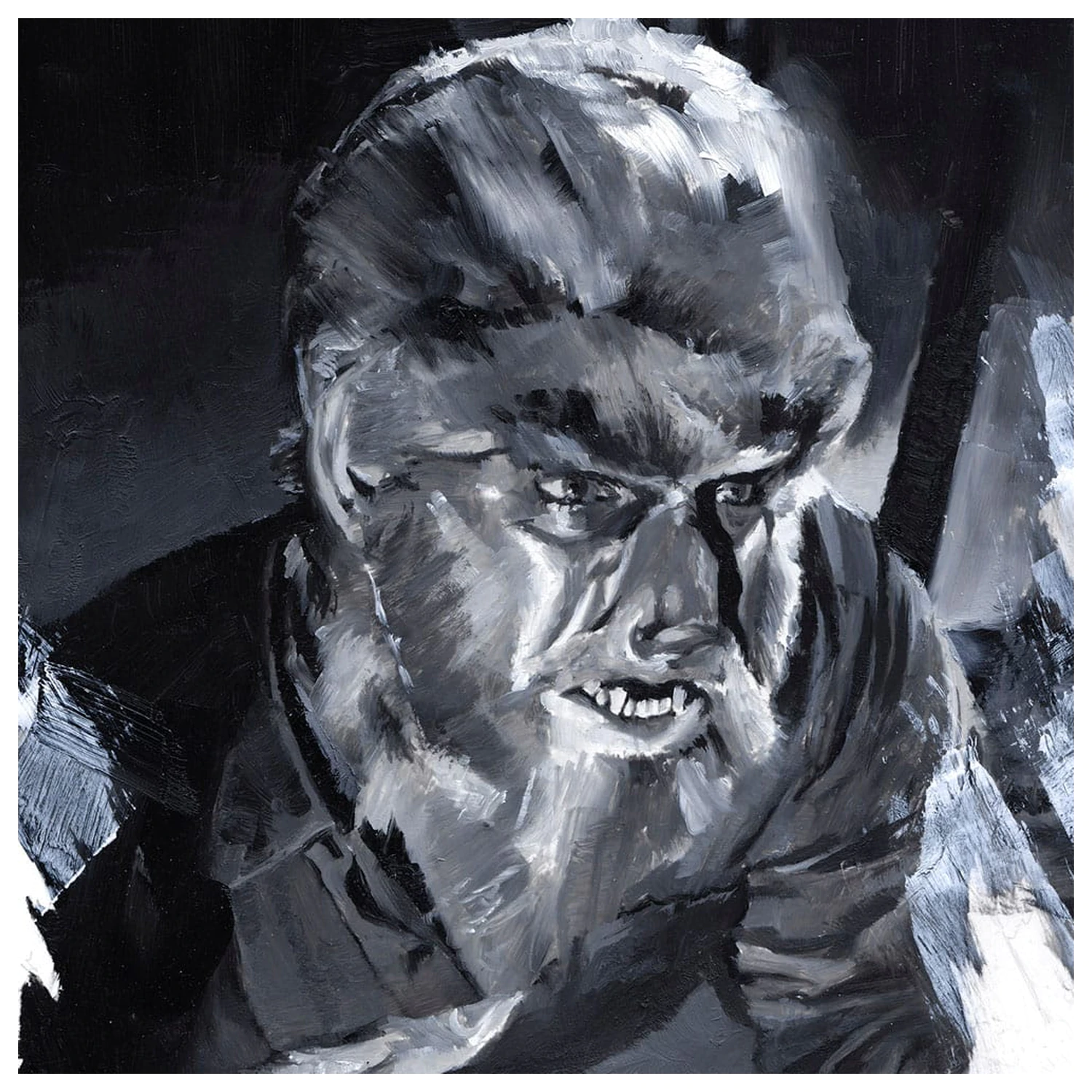 The Wolf Man Kunstdruck The Wolf Man von Chris Valentine 41 x 31 Zentimeter - ungerahmt Produktfoto