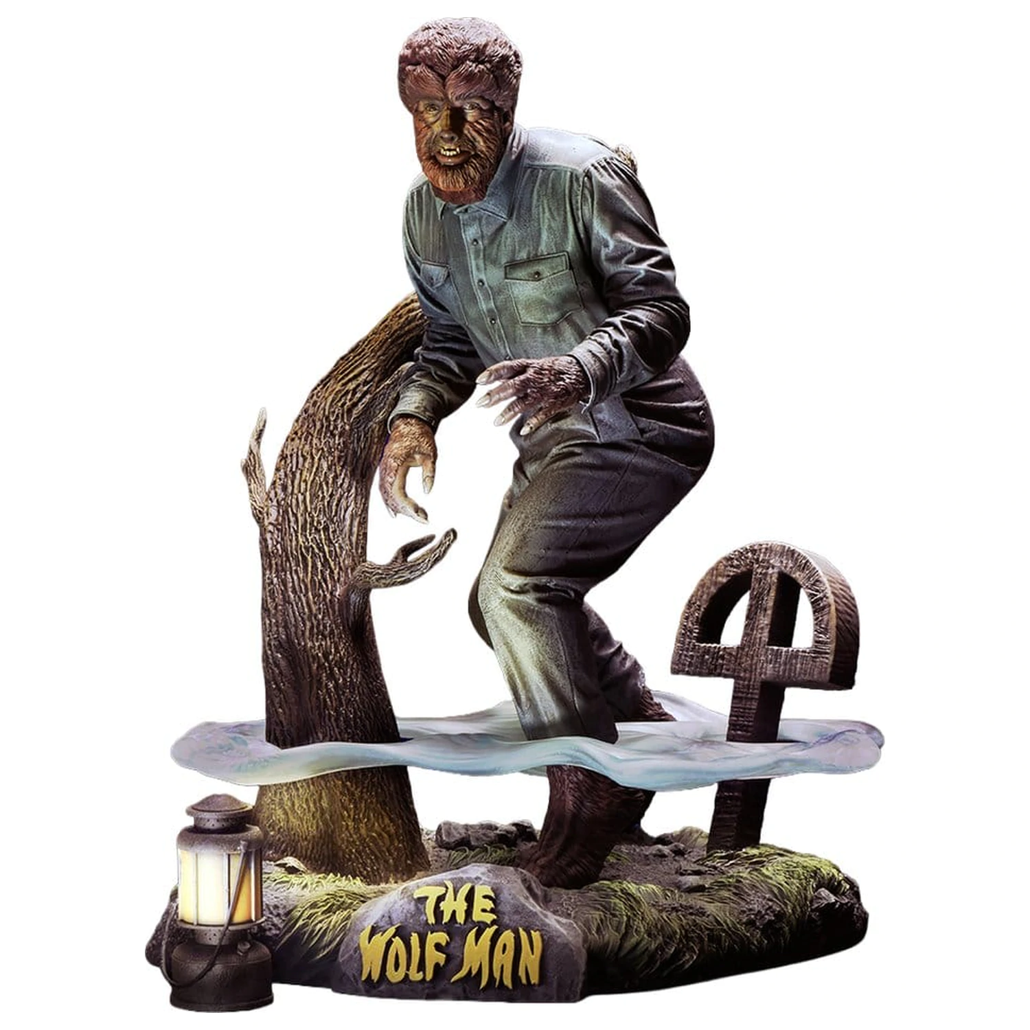 The Wolf Man Kunststoffmodellbausatz 1/8 Lon Chaney Jr. als Wolf Man 22 cm (Reproduktion) Produktfoto