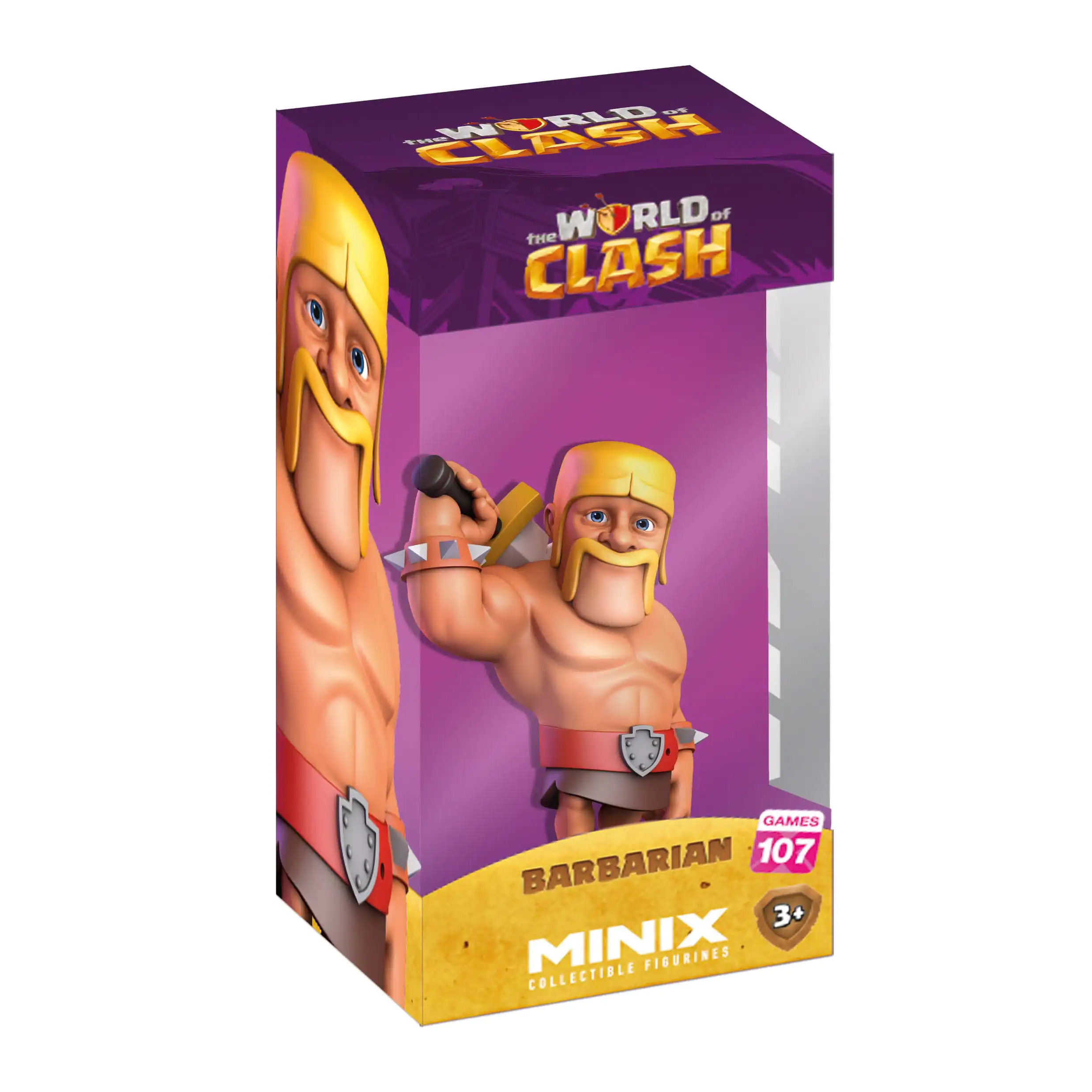 The World of Clash Minix Figur Clash of Clans Barbare 12 cm Produktfoto