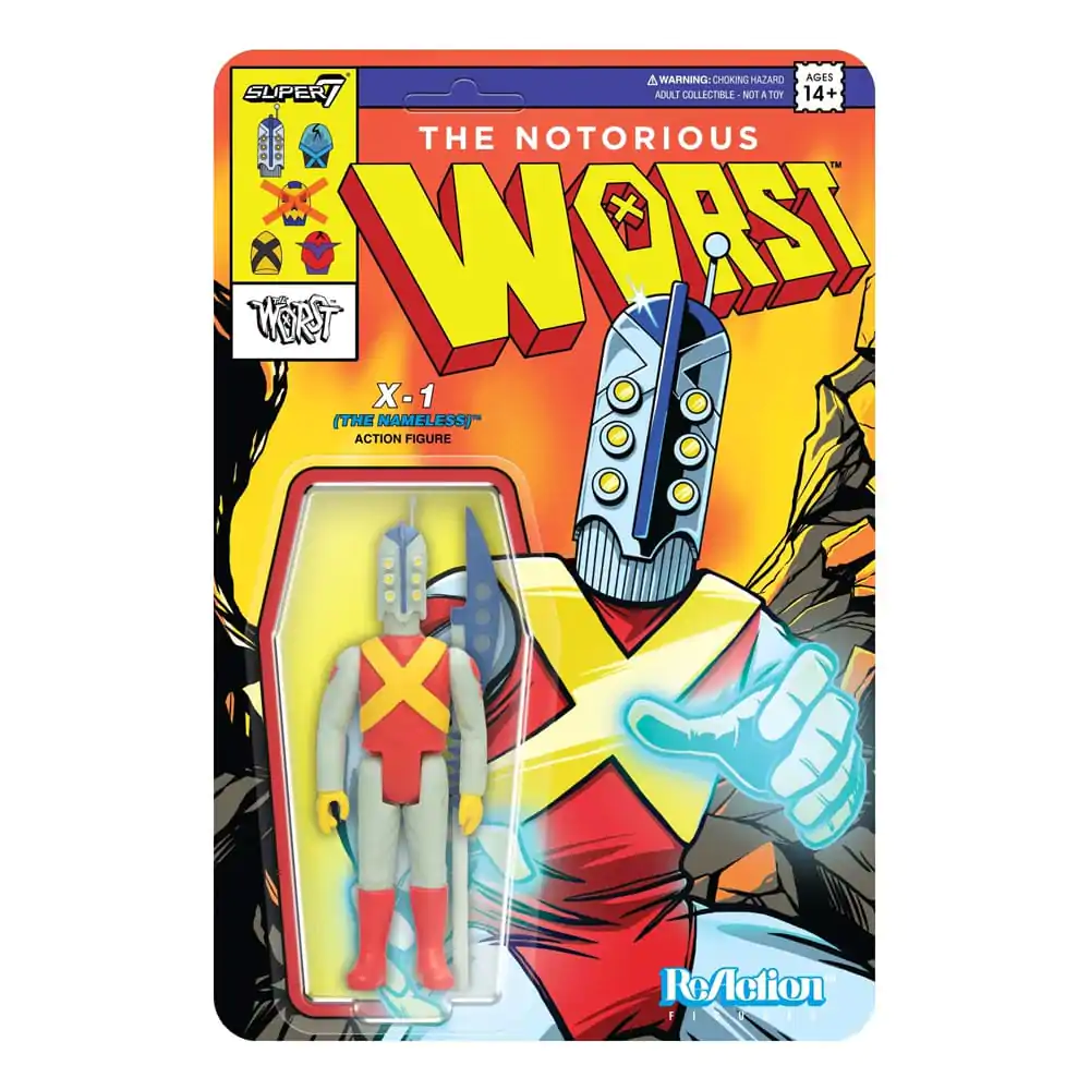 The Worst ReAction Actionfigur Wave 05 Mutant Team X1 The Nameless 10 cm termékfotó