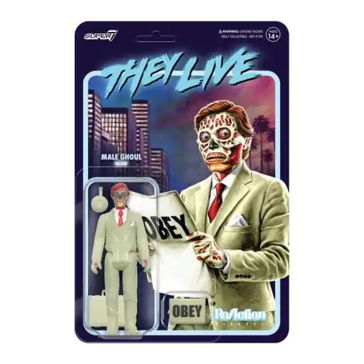 Sie leben ReAction Actionfigur Wave 02 Male Ghoul (Glow) 10 cm termékfotó