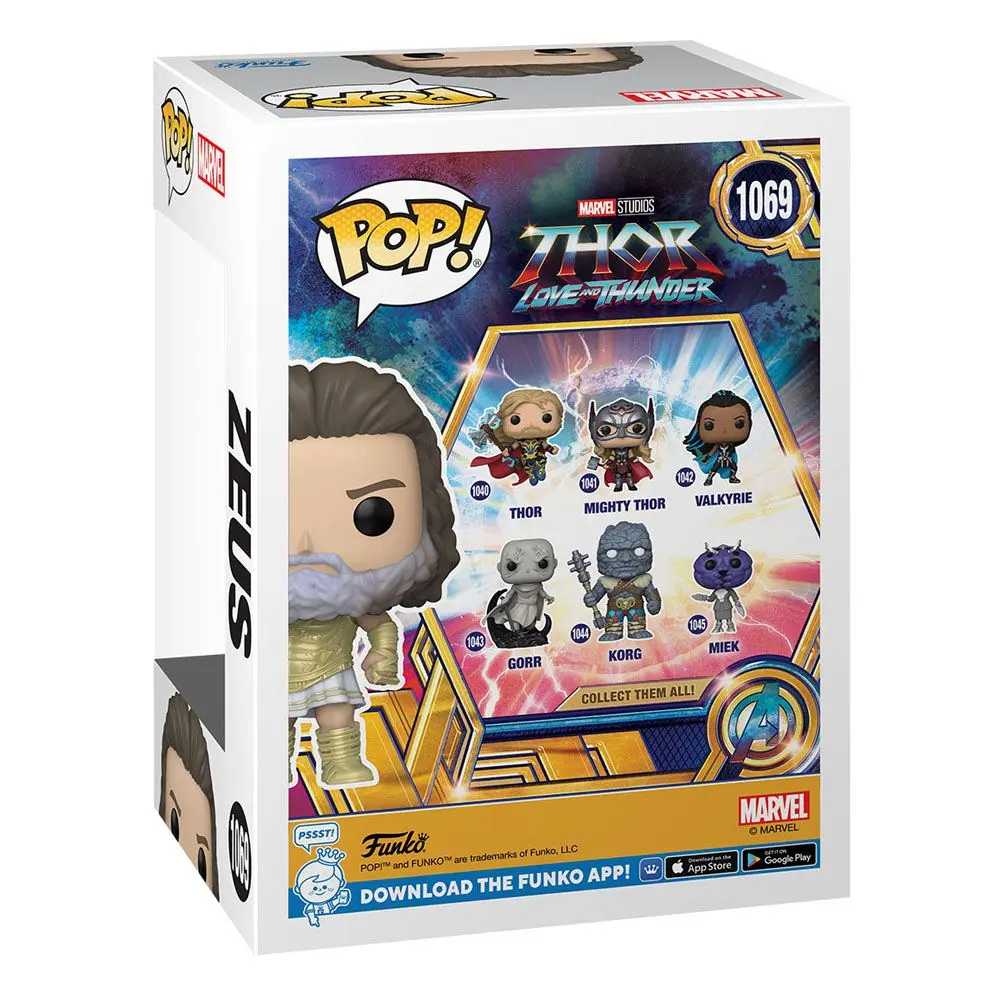 Thor: Love and Thunder POP! Marvel Vinyl Figur Zeus 9 cm termékfotó