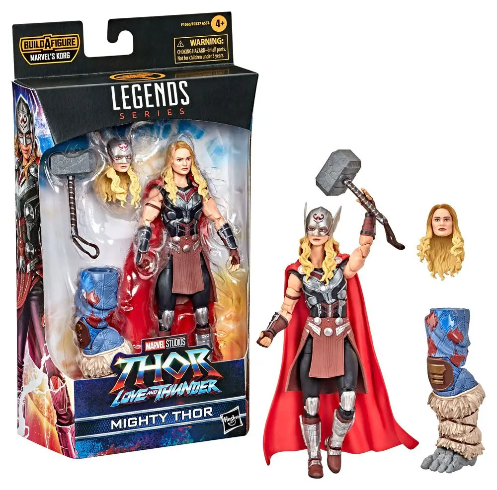 Thor: Love and Thunder Marvel Legends Series Actionfigur 2022 Marvel's Korg BAF #1: Mighty Thor 15 cm Produktfoto