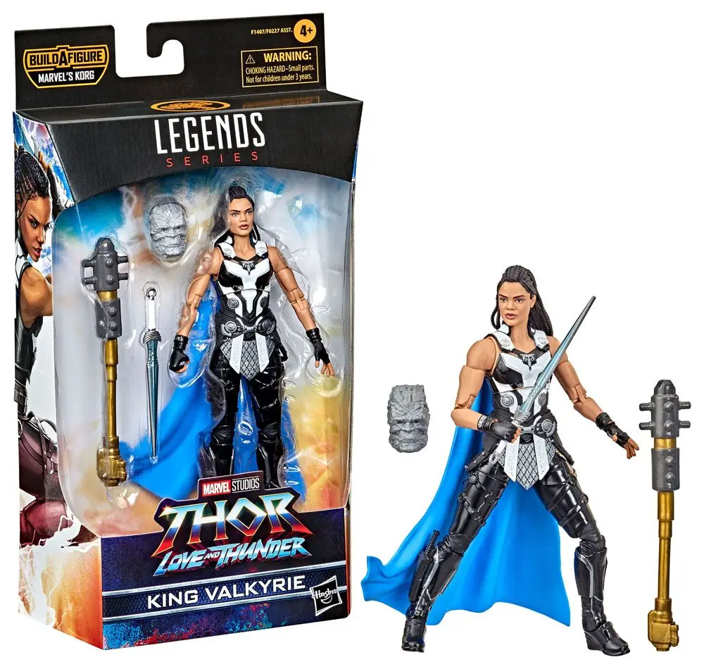 Thor: Love and Thunder Marvel Legends Series Actionfigur 2022 Marvel's Korg BAF #3: King Valkyrie 15 cm Produktfoto