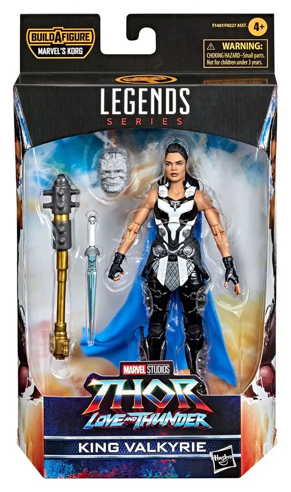 Thor: Love and Thunder Marvel Legends Series Actionfigur 2022 Marvel's Korg BAF #3: King Valkyrie 15 cm Produktfoto
