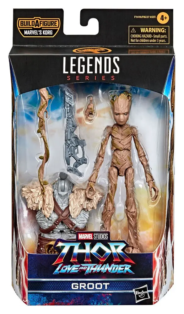 Thor: Love and Thunder Marvel Legends Series Action Figur 2022 Marvel's Korg BAF #6: Groot 15 cm Produktfoto