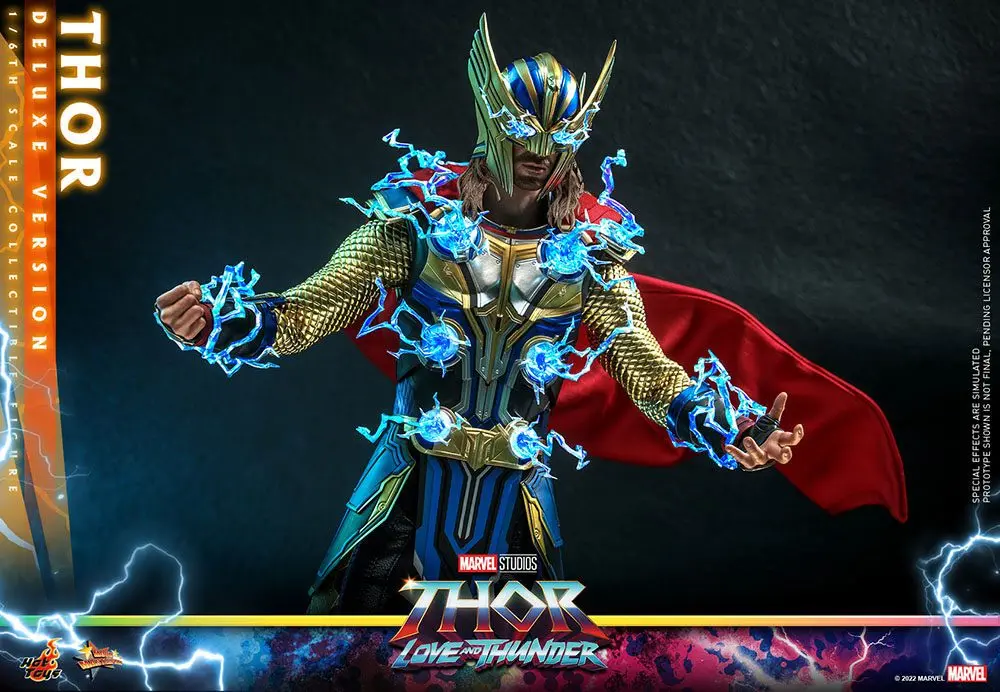 Thor: Love and Thunder Masterpiece Action Figur 1/6 Thor (Deluxe Version) 32 cm Produktfoto