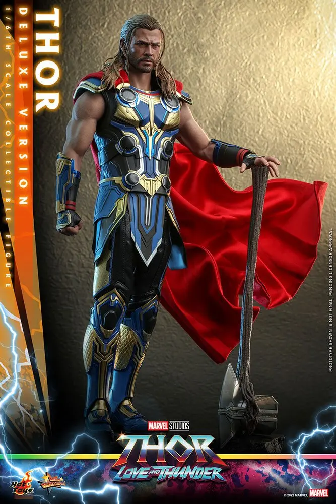 Thor: Love and Thunder Masterpiece Action Figur 1/6 Thor (Deluxe Version) 32 cm Produktfoto