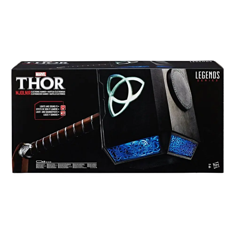 Thor Marvel Legends Elektronischer Hammer Mjolnir Produktfoto