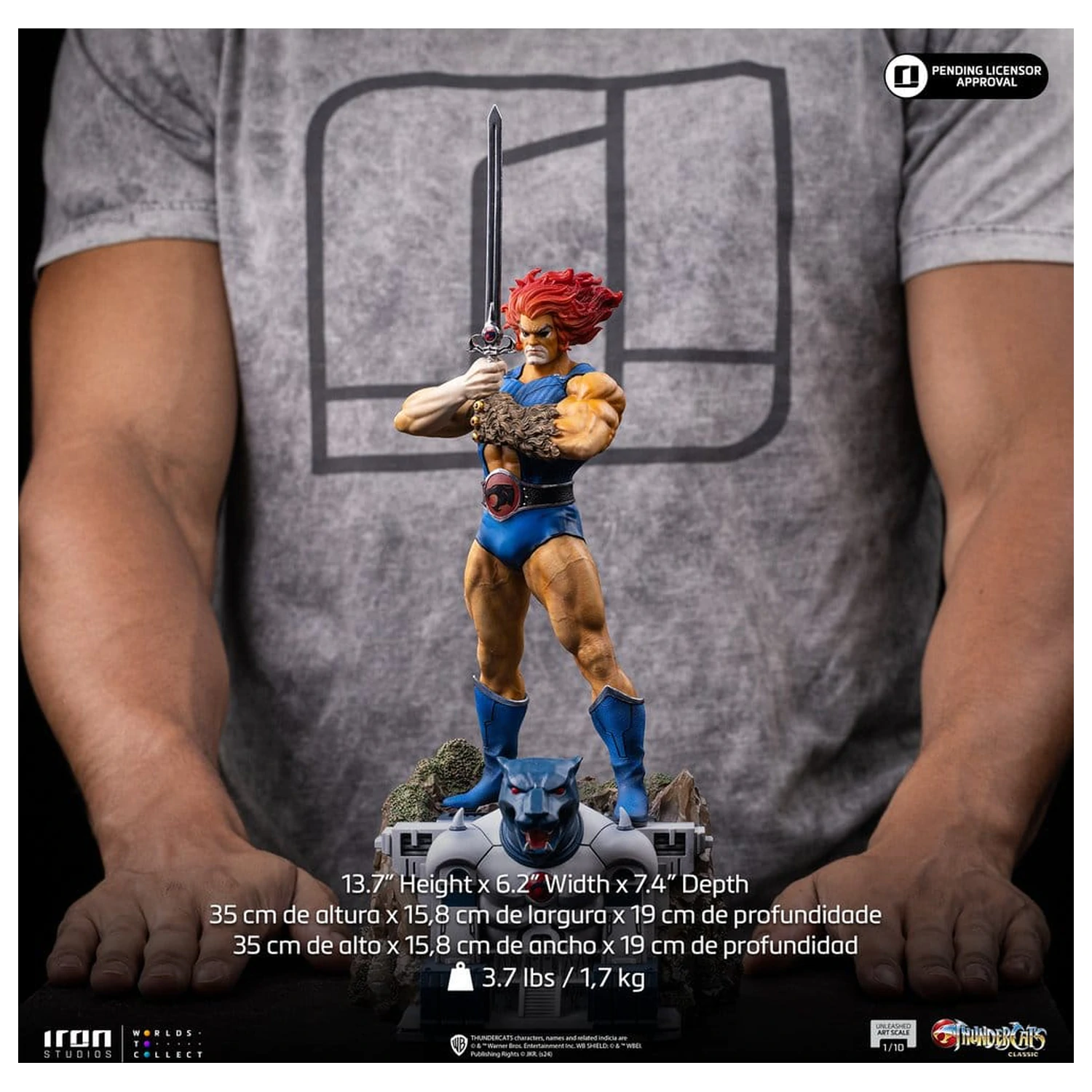 ThunderCats Art Scale Statue 1/10 Lion-O Unleashed 35 cm Produktfoto