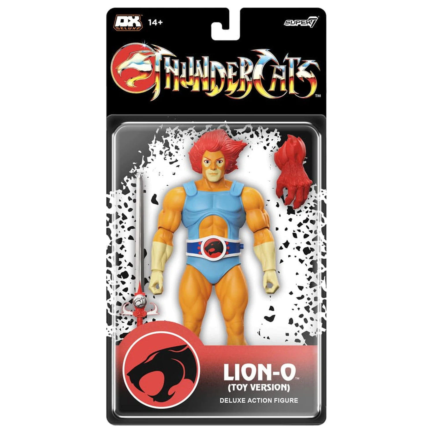 Thundercats Deluxe Actionfigur Wave 03 Lion-O (Toy Recolor) 18 cm Produktfoto