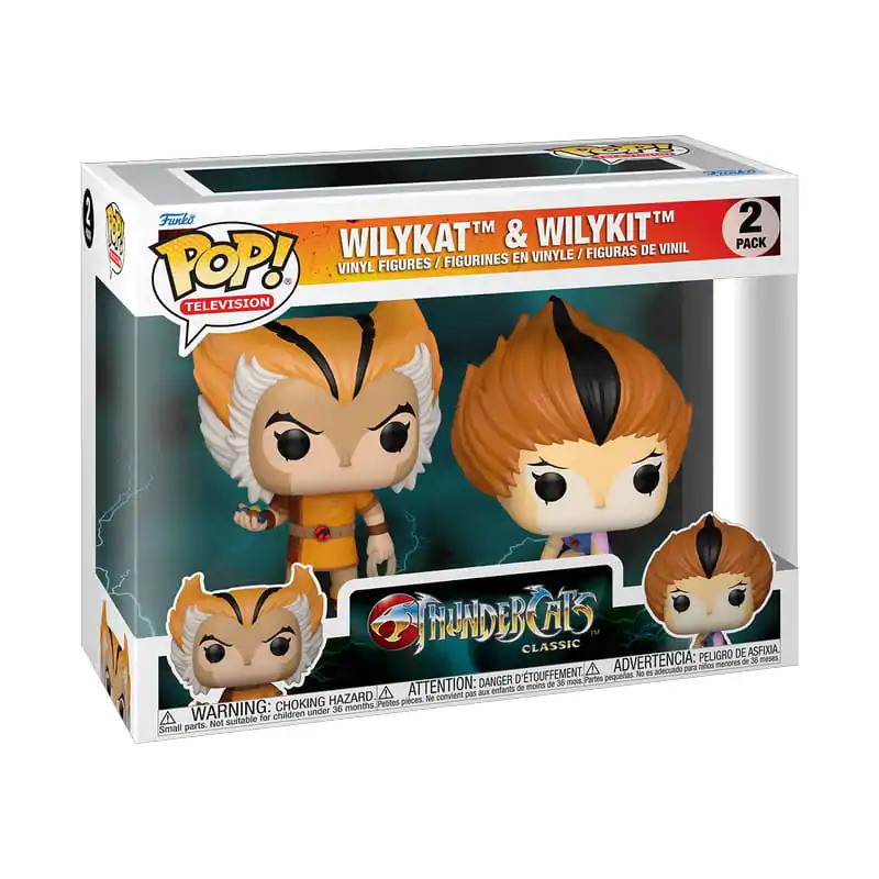 Thundercats Funko POP! Vinyl Figuren 2er-Pack Wilykat & Wilykit 9 cm Produktfoto