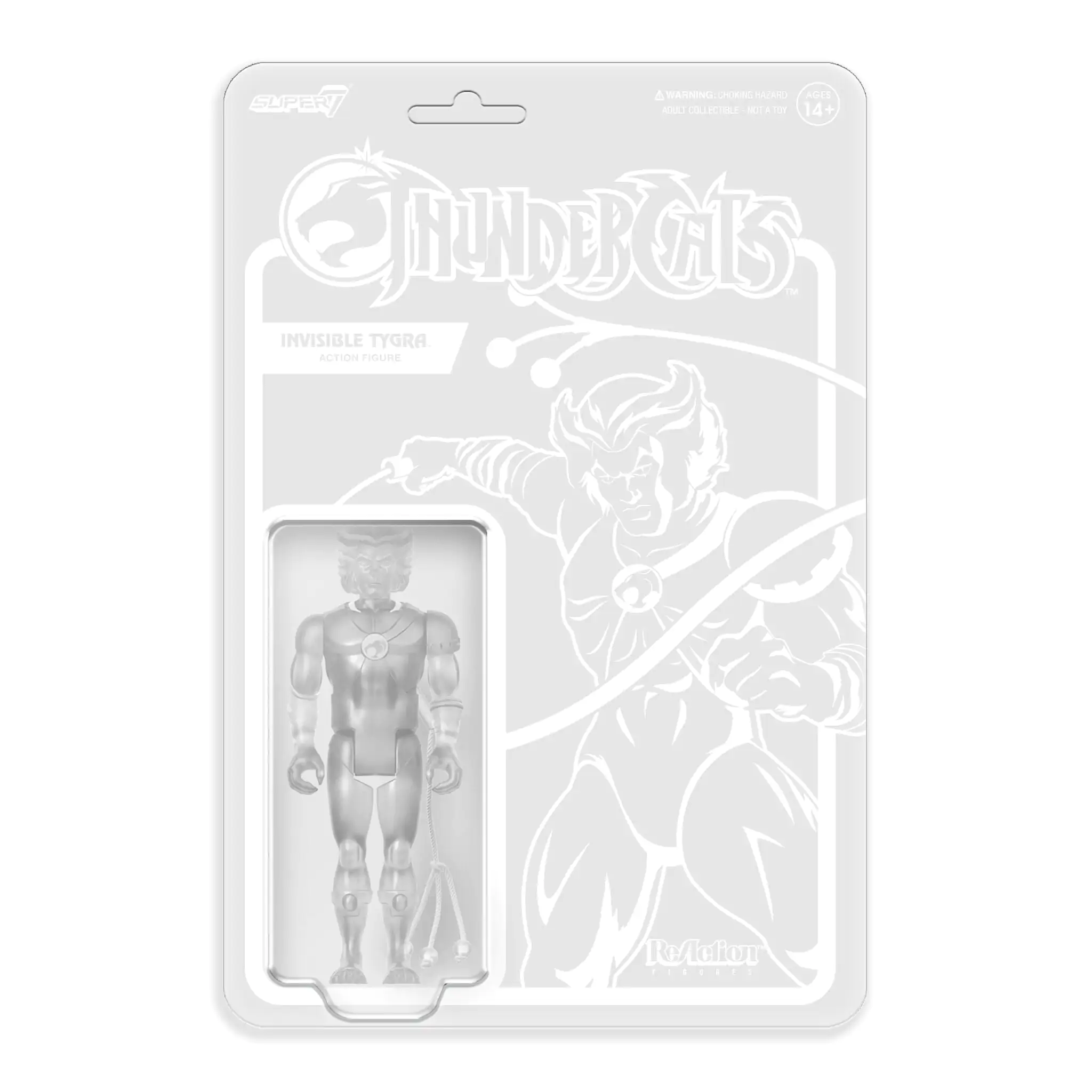 Thundercats ReAction Actionfigur Tygra (Clear) 10 cm Produktfoto