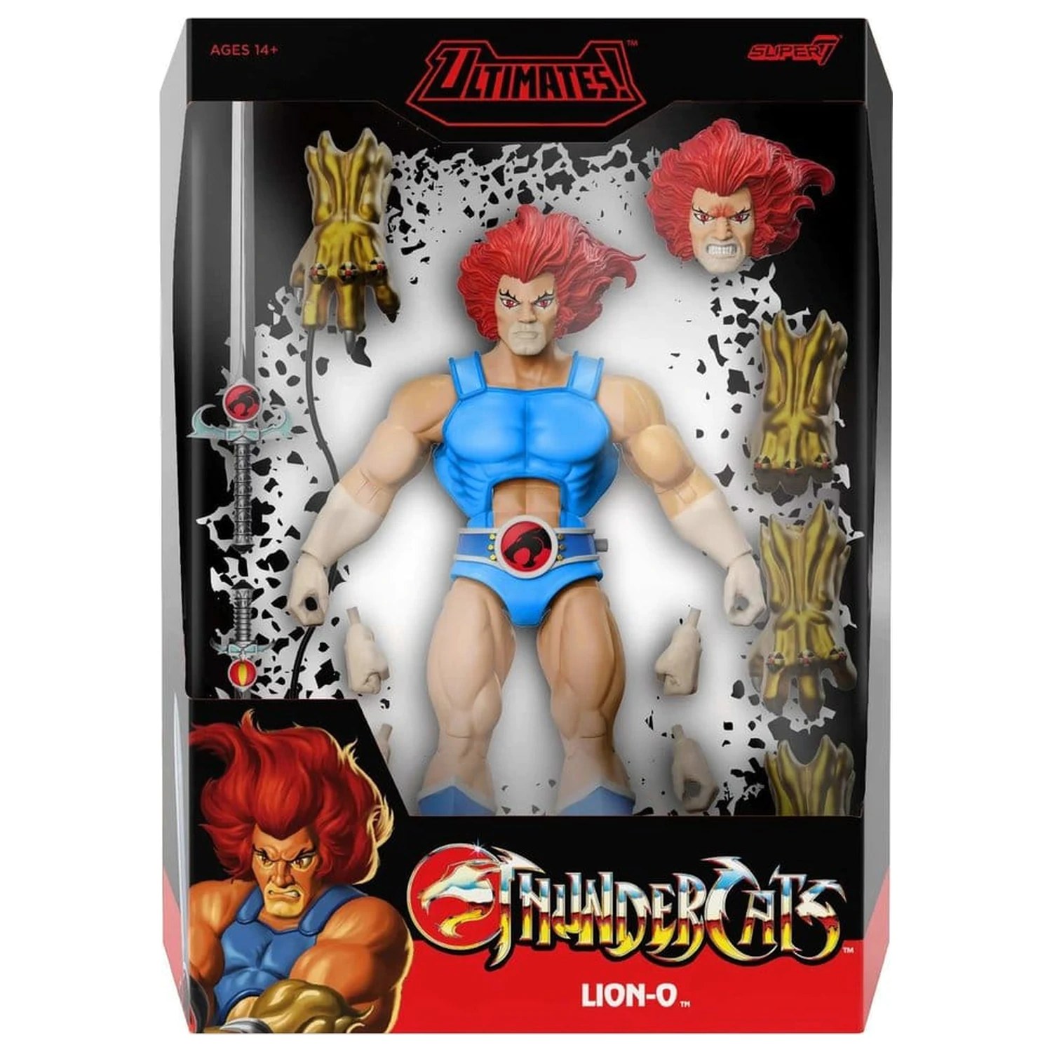 ThunderCats Ultimates Actionfigur Lion-O 10 Zentimeter Produktfoto
