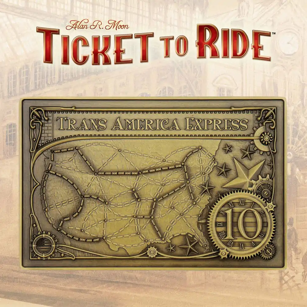 Ticket to Ride Metallbarren Trans America Express Limited Edition termékfotó