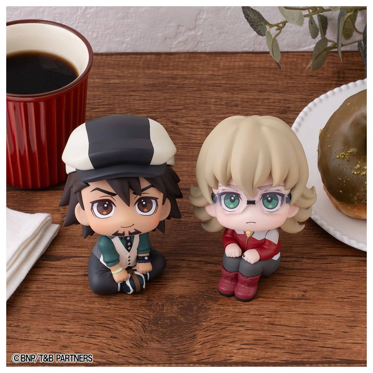 Tiger & Bunny Look Up PVC Statuen Kaburagi T Kotetsu & Barnaby Brooks Jr. Set (mit Geschenk) 11 cm Produktfoto