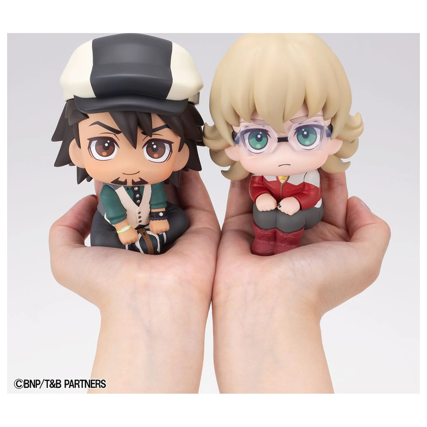 Tiger & Bunny Look Up PVC Statuen Kaburagi T Kotetsu & Barnaby Brooks Jr. Set (mit Geschenk) 11 cm Produktfoto