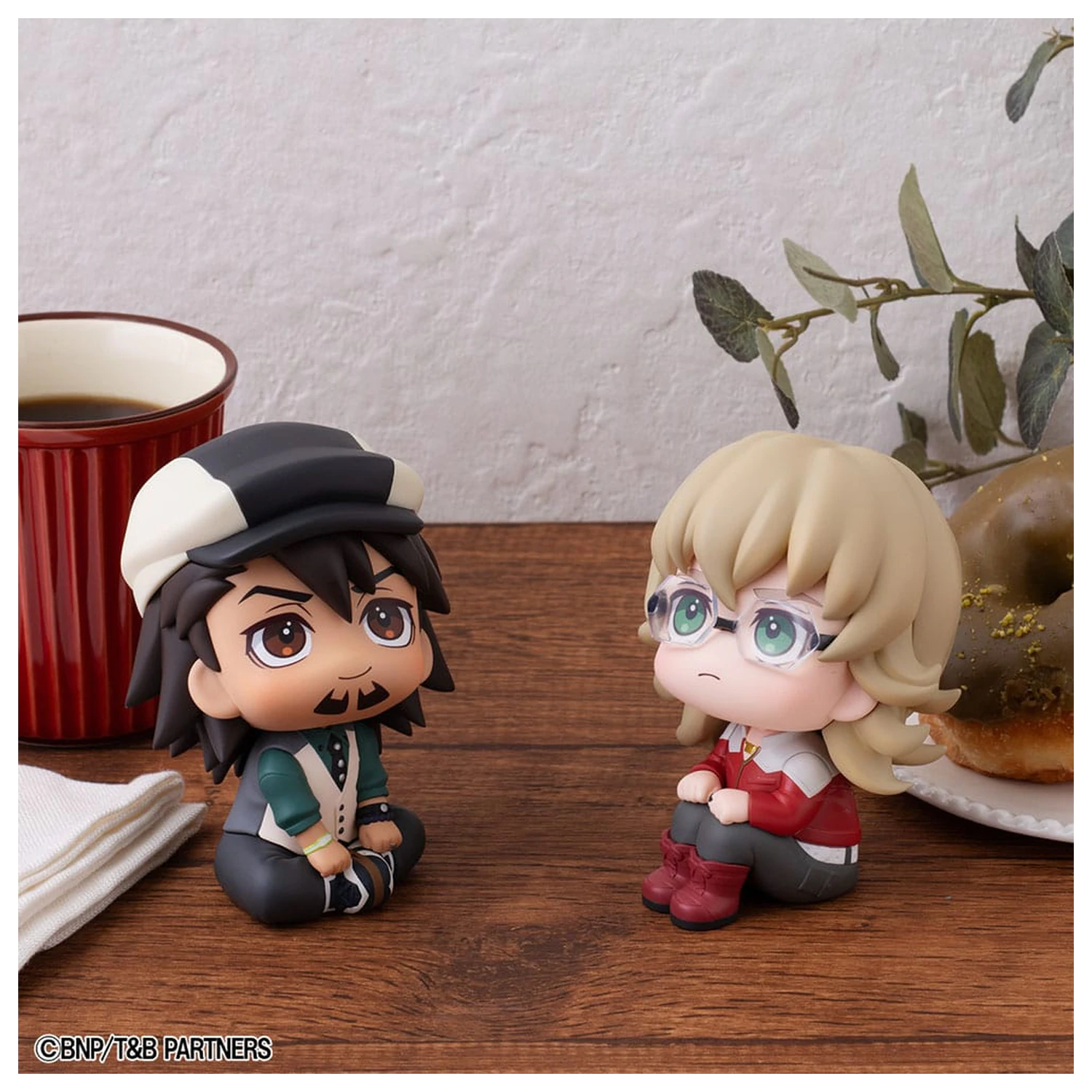 Tiger & Bunny Look Up PVC Statuen Kaburagi T Kotetsu & Barnaby Brooks Jr. Set (mit Geschenk) 11 cm Produktfoto