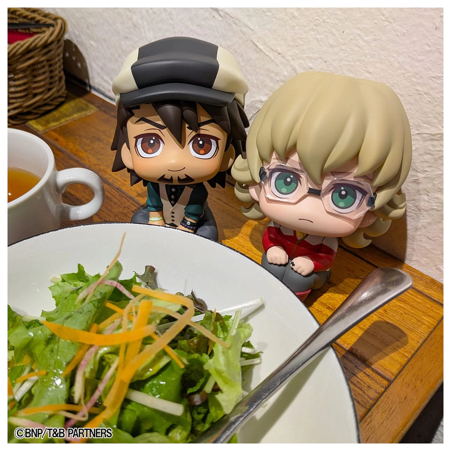 Tiger & Bunny Look Up PVC Statuen Kaburagi T Kotetsu & Barnaby Brooks Jr. Set (mit Geschenk) 11 cm Produktfoto