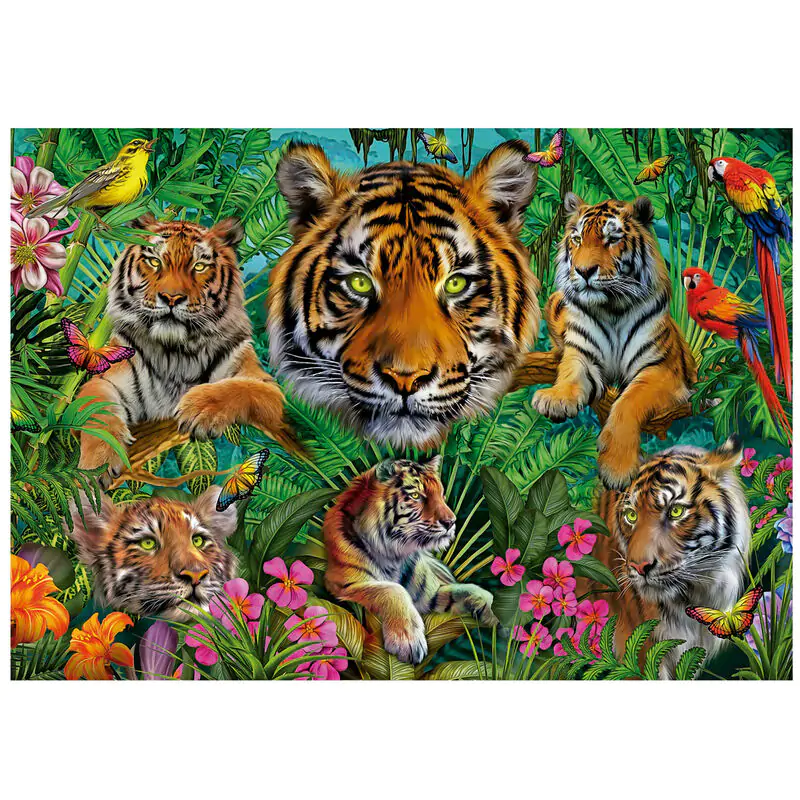 Tiger Jungle Puzzle 500St Produktfoto