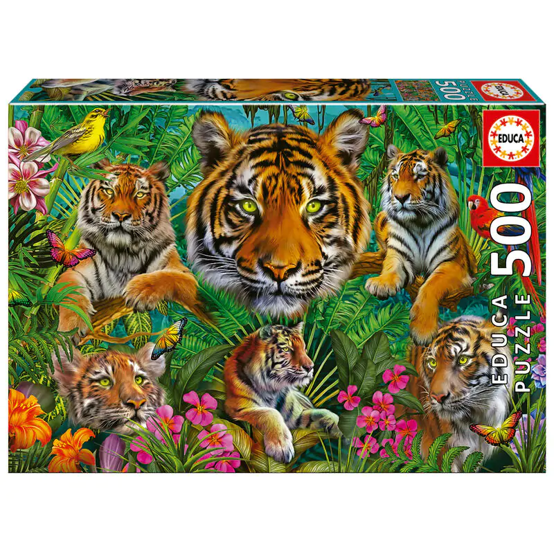 Tiger Jungle Puzzle 500St Produktfoto