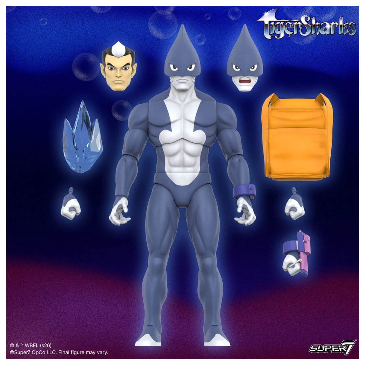 TigerSharks Ultimates Wave 01 Action-Figur Mako (Hybrid) 18 cm Produktfoto