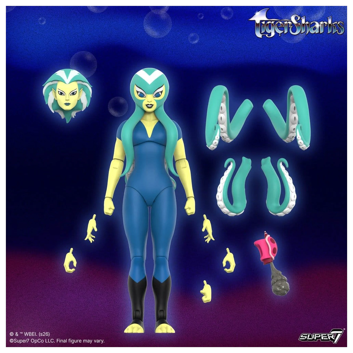 TigerSharks Ultimates Wave 01 Actionfigur Octavia (Hybrid) 18 cm Produktfoto