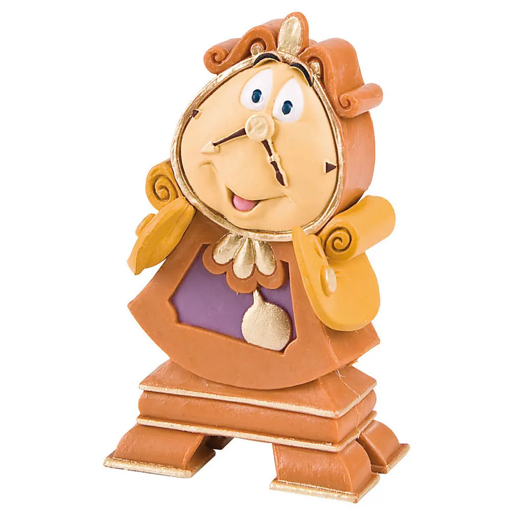 Disney Beauty and the Beast Cogsworth figure 6cm termékfotó