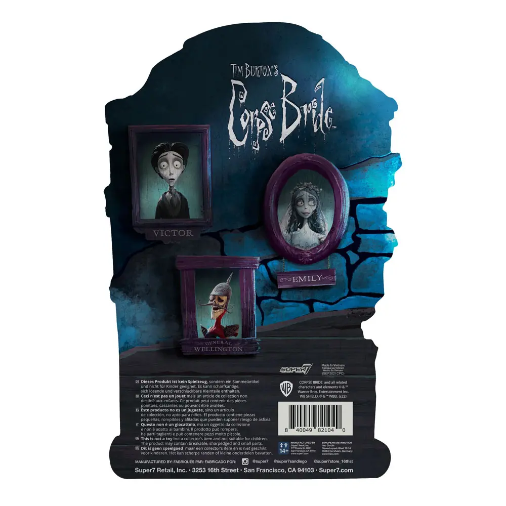 Tim Burton's Corpse Bride ReAction Actionfigur General Wellington 10 cm Produktfoto