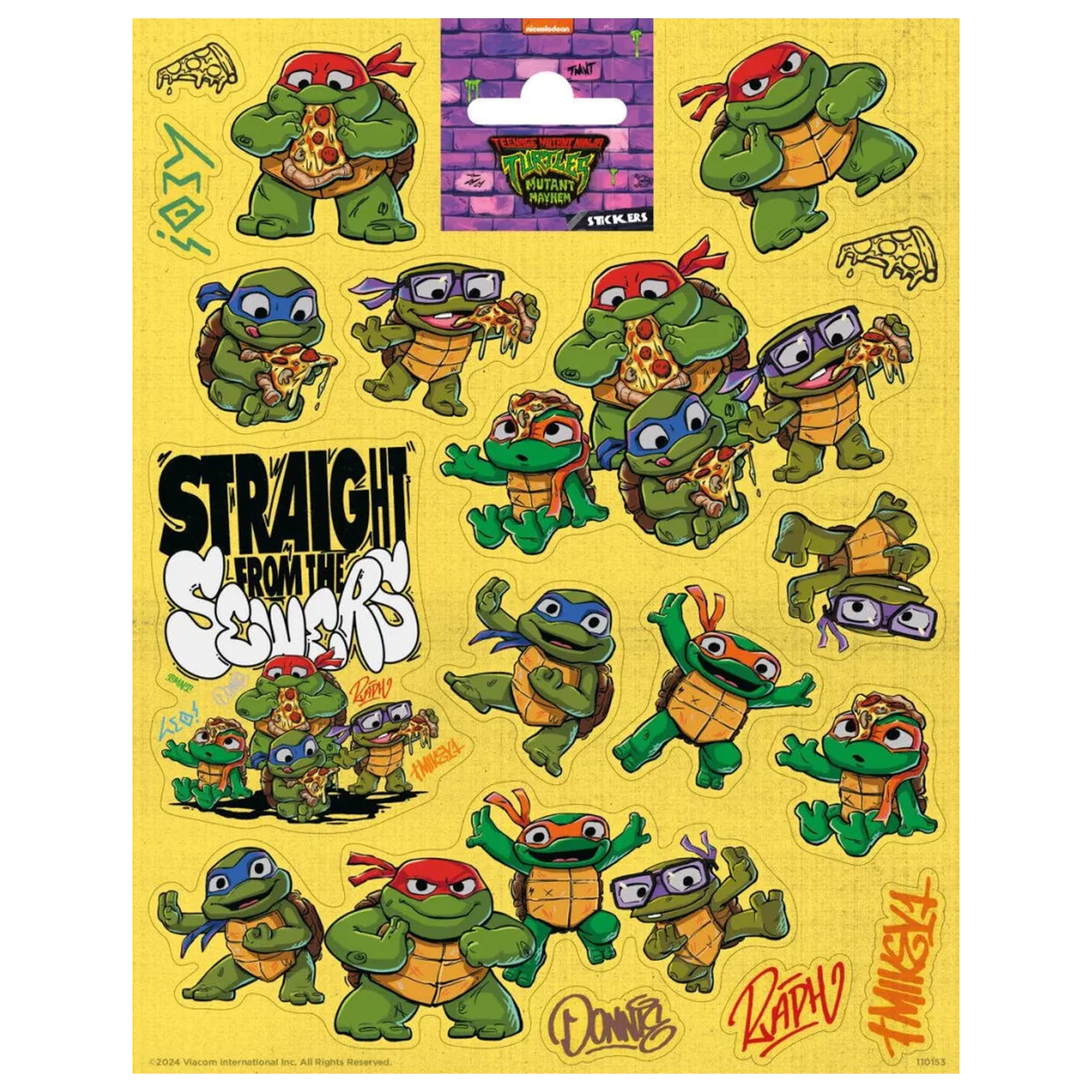 Teenage Mutant Ninja Turtles Kinder Aufkleber Produktfoto
