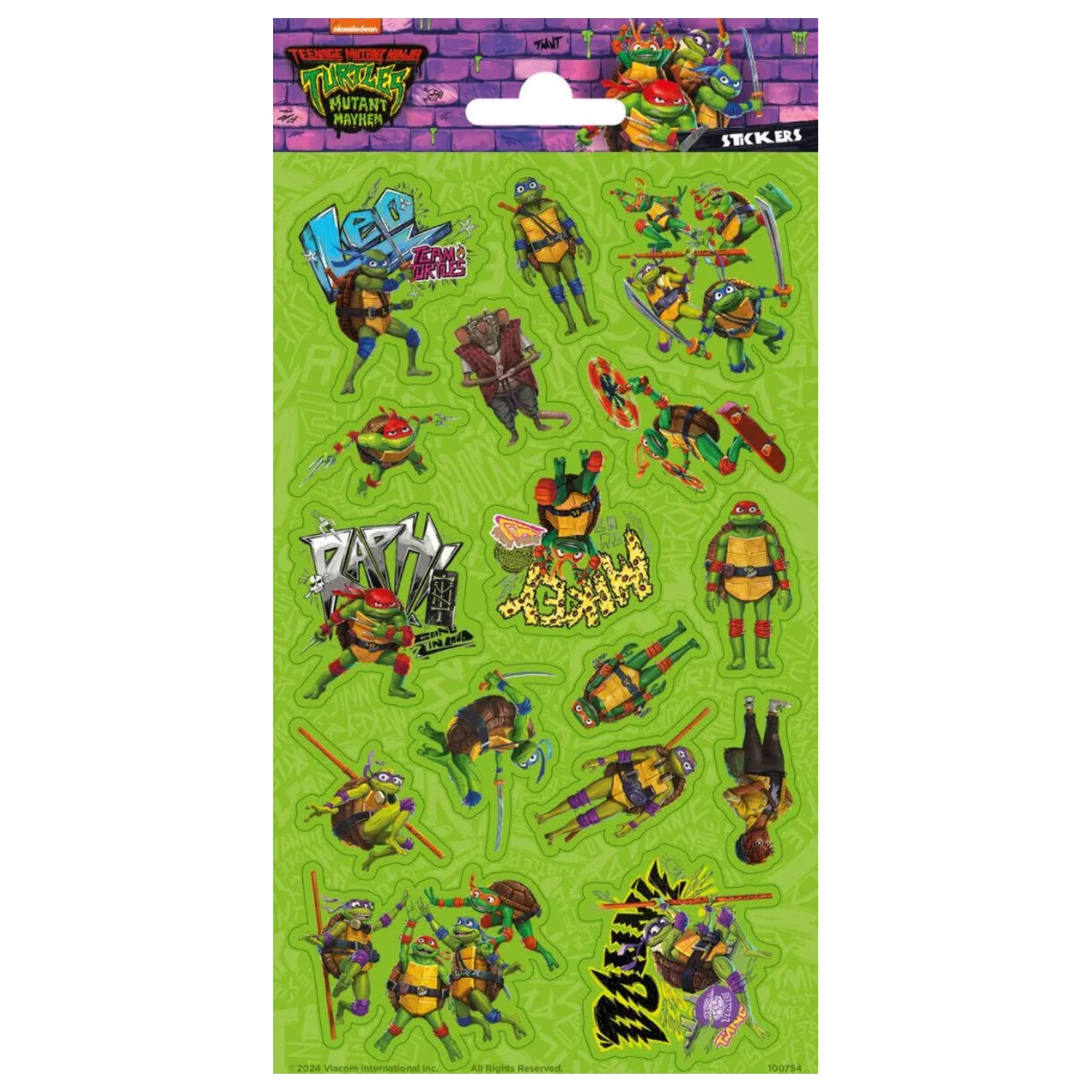 Teenage Mutant Ninja Turtles Team Aufkleber Produktfoto