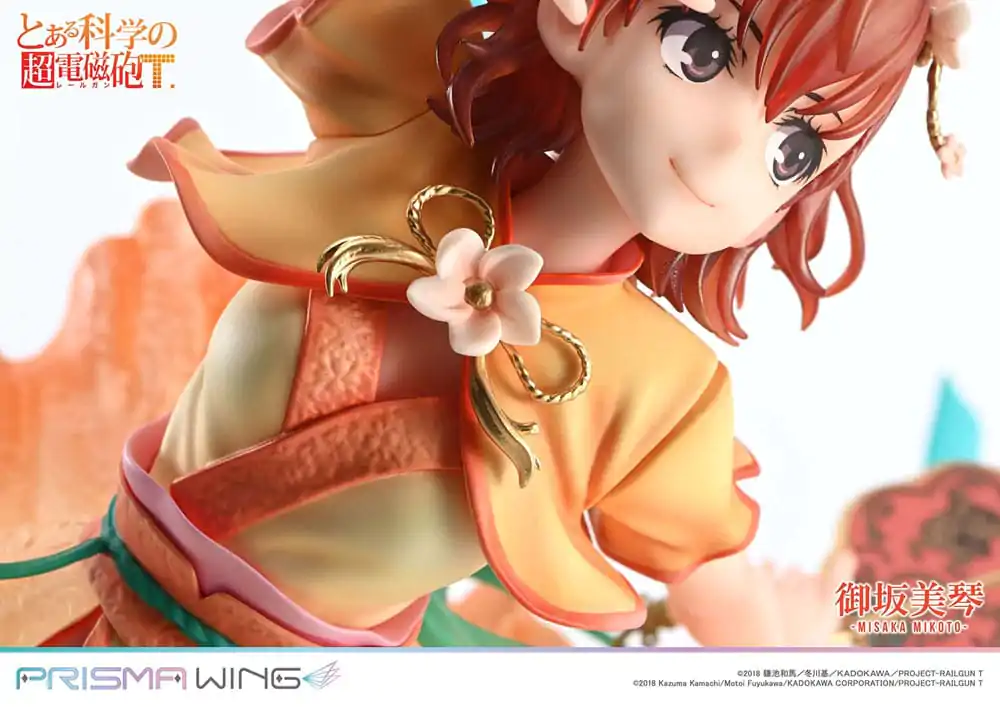 To Aru Kagaku no Railgun Prisma Wing PVC Statue 1/7 Misaka Mikoto Bonus Version 22 cm Produktfoto