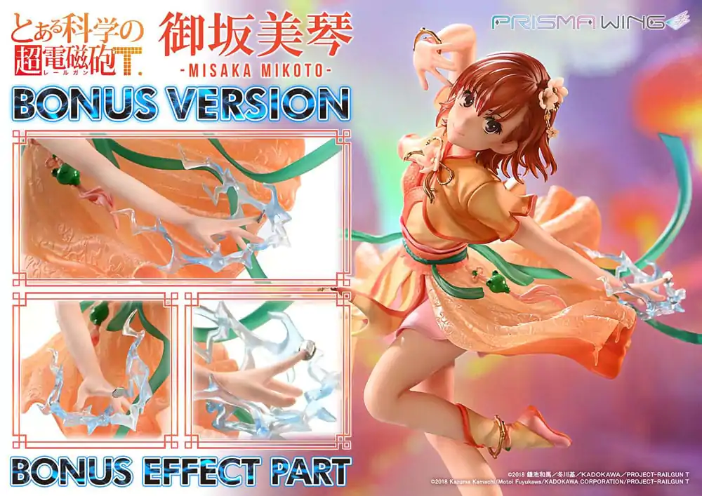 To Aru Kagaku no Railgun Prisma Wing PVC Statue 1/7 Misaka Mikoto Bonus Version 22 cm Produktfoto
